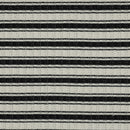 Strick Jacquard Stoff Streifen schwarz