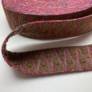 Gurtband Ethno rosa oliv 40 mm