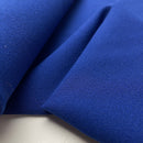 Toptex schwerer  Viskose Crepe Stoff mit Elastan royalblau