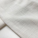 Ramie Twill Leinen Stoff Webware weiß