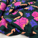 Nerida Hansen Ecovero Stoff Viskose Blumen grün