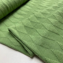 Toptex Strick Jersey uni grün mit Rauten