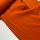 Fibre Mood Bündchen Stoff uni dunkel orange