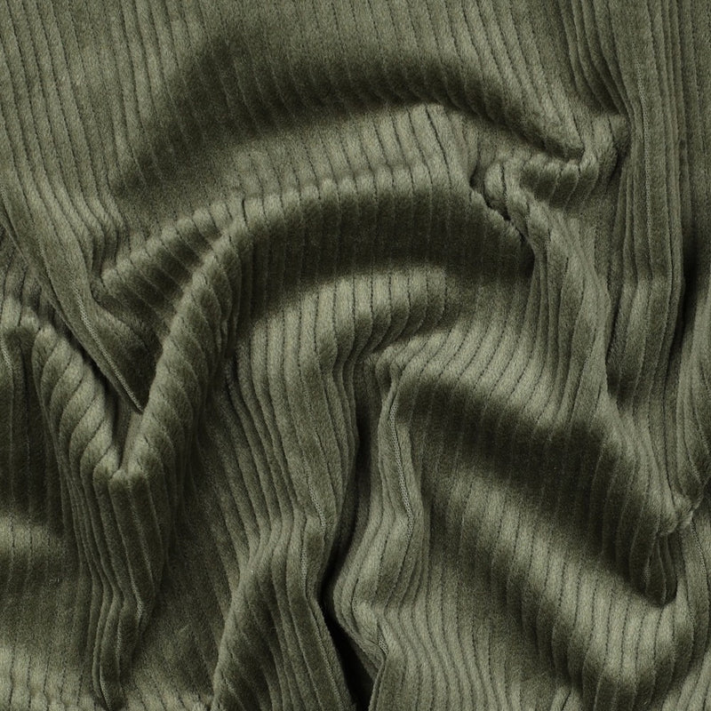 Kord Stoff mit Elastan grün