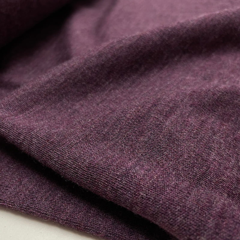 Swafing Merino Strick Stoff aubergine