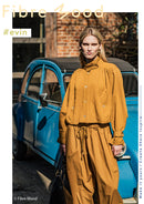 Fibre Mood Viskose Twill Stoff uni ocker