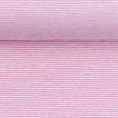Jersey Stoff Streifen rosa Swafing Bella