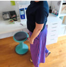 Dyed Baumwolle Stoff Streifen blau lila