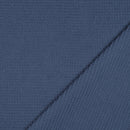 Waffelpiqué Stoff uni blau Cotton Waffle