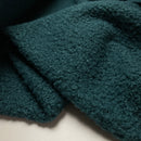 Boucle Stoff Jackenstoff petrol