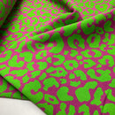 Swafing Leo Heavy Sweat Stoff Animal print pink