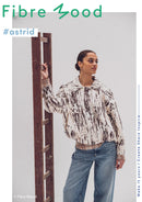 Fibre Mood Baumwoll Twill Stoff Muster ecru