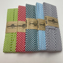 Schrägband Baumwolle diagonal gestreift