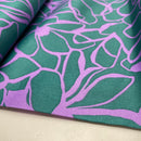 Nerida Hansen Cotton Satin Baumwolle Blumen lila