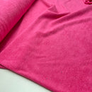 Kurzfloorfrottee Frottee uni pink