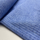 Viskose Strick Stoff blau