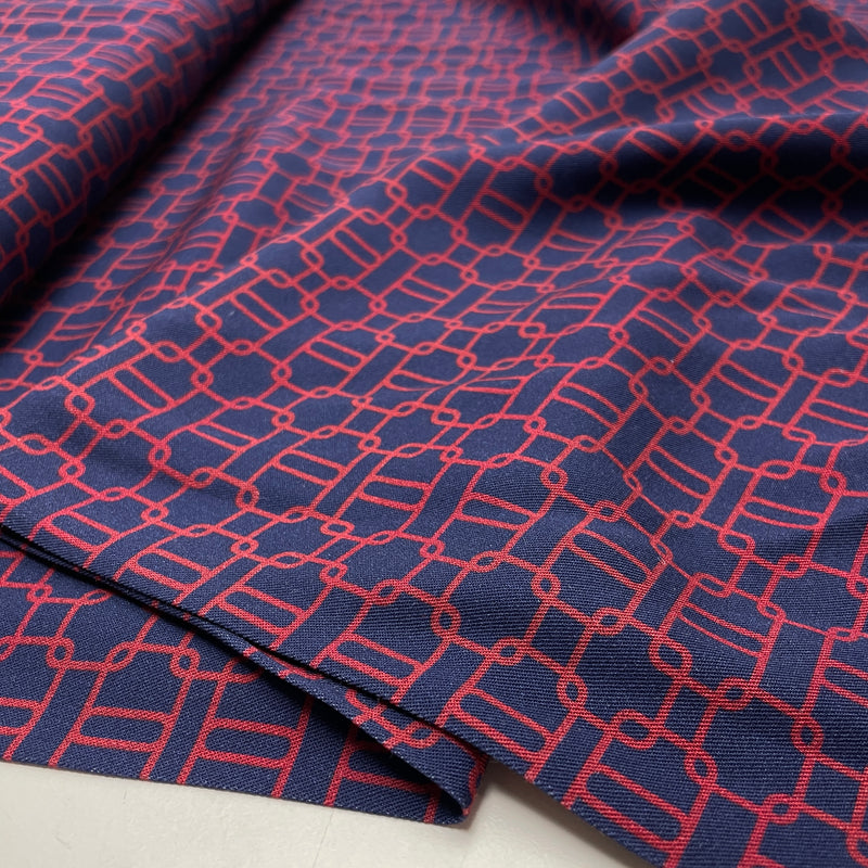 Swafing Viskose Stoff Geoluxe Chain Twist by Kibadoo