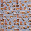 Swafing Casper Baumwolle Stoff Weihnachten Winter hellblau