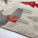 Swafing Christmas Canvas Stoff Weihnachten beige