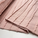 Jersey Stoff Rüschen uni puderrosa