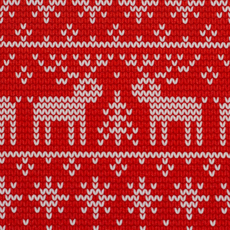 Swafing Holly French Terry Sweat Stoff Weihnachten rot