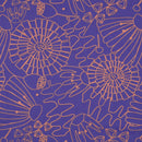 Nerida Hansen Baumwolle Blumen lila orange