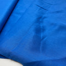 Emilio Leichter Leinen Webware Stoff uni blau