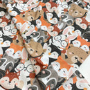 Swafing Gary Jersey Stoff Tiere Kinder braun