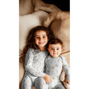 Poppy Forest Animals Jersey Stoff Tiere weiß