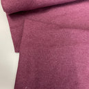 Fibre Mood Bündchen Stoff uni altrosa Beere