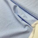 Cotton Baumwolle Webware Streifen blau