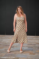 Pineapple Bloom by Bienvenido Colorido Viskose Stoff Ananas