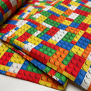 Baumwolle Stoff Bausteine bunt Swafing Bill