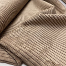 Samtcord Stoff Swafing Wanja braun beige