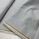 Westfalenstoffe Stoff Lyon Baumwolle Streifen hellgrau