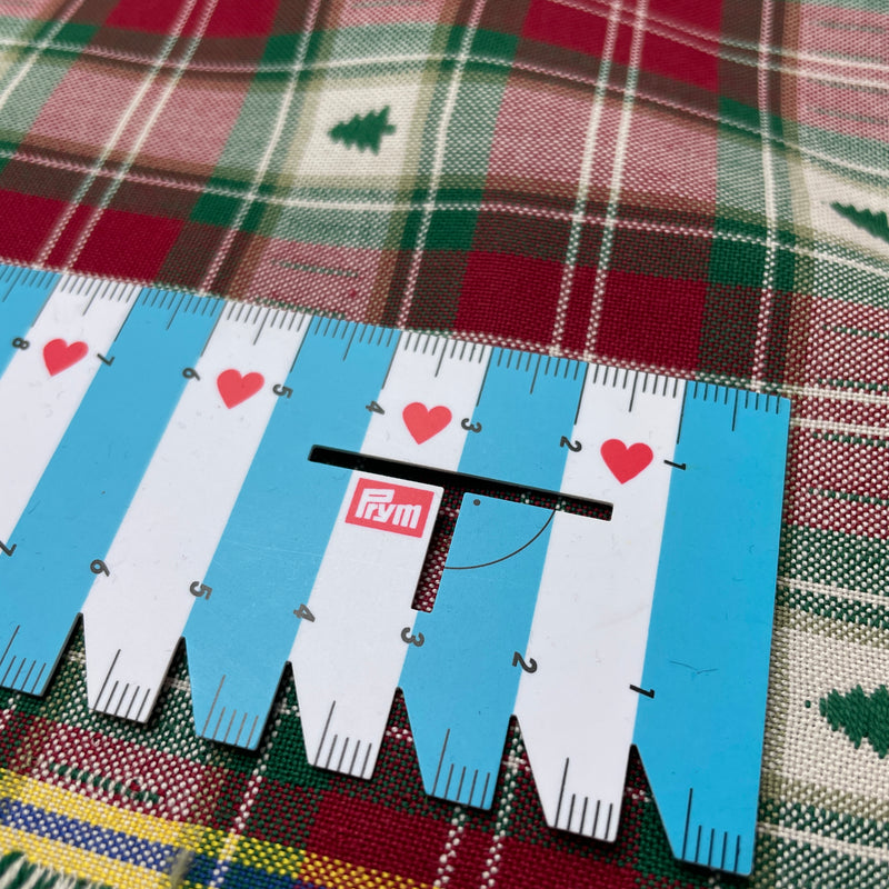 Westfalen Stoff Baumwolle Trondheim Weihnachten kariert