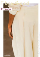 Fibre Mood Kord Stoff weiß