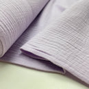 Swafing Jenke Musselin Stoff Double Gauze Baumwolle flieder
