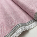 Swafing Paul Leinen Baumwolle Stoff Streifen rosa