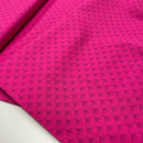 Baumwolle Stoff Webware Muster Blätter pink