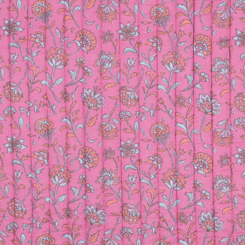 Jacken Doubleface Musselin Stepp Stoff Stepper rosa blau