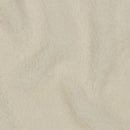 Baumwoll Plüsch Stoff natur