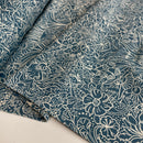 Swafing Autumn Damask Jersey Stoff by Bienvenido Colorido blau