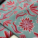 Canvas Stoff Retro Flowers by Emjo Design