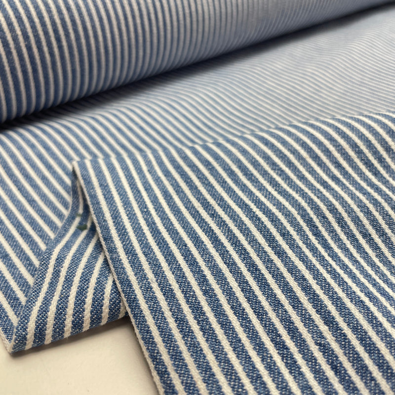 Swafing Emden Jeans Baumwolle Webware Stoff blau