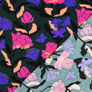 Nerida Hansen Ecovero Stoff Viskose Blumen grün