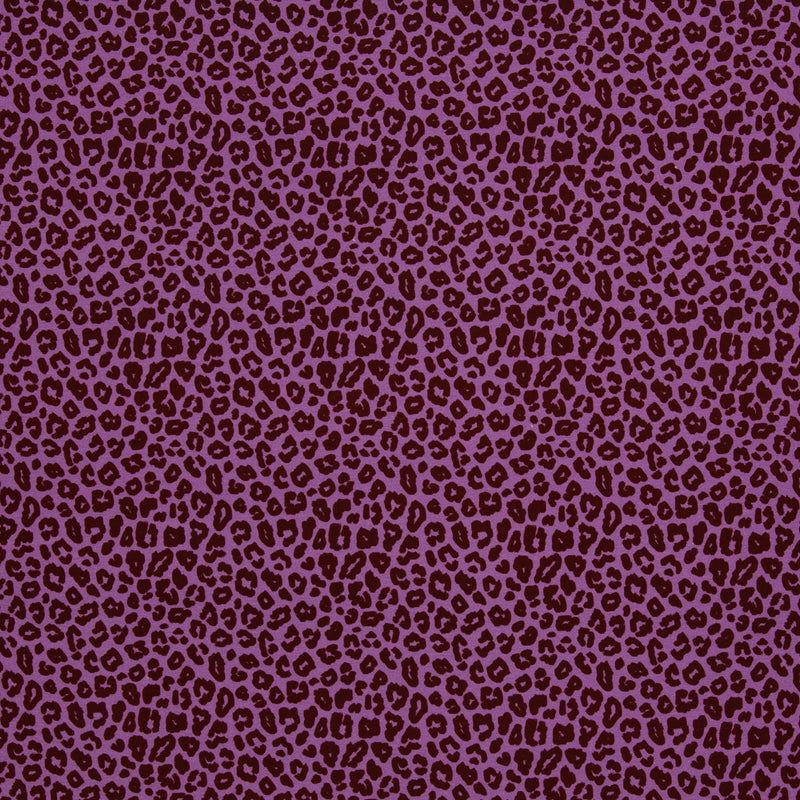 Swafing Cleopatra Jersey Stoff Leo Animalprint beere