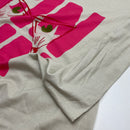 Gin Cin Jersey Panel Stoff beige pink