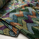 Polar Fleece Stoff Muster bunt