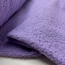 Teddy Stoff Jackenstoff mit Fleeceabseite flieder